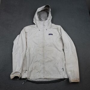 Patagonia Jacket Womens Medium Gray H2No Torrentshell Hooded Waterproof STY83807